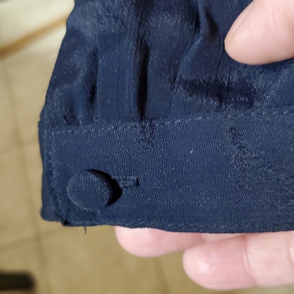 Gianni vintage navy rayon blouse size 8 - Picture 4 of 10